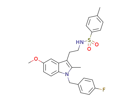 N-(2-(1-(4-fluorobenzyl)-5-methoxy-2-methyl-1H-indol-3-yl)ethyl)-4-methylbenzenesulfonamide