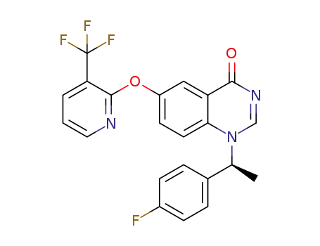 C<sub>22</sub>H<sub>15</sub>F<sub>4</sub>N<sub>3</sub>O<sub>2</sub>