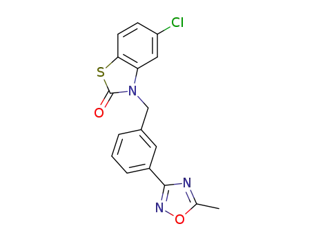 5-chloro-3-[3-(5-methyl-1,2,4-oxadiazol-3-yl)benzyl]-3H-benzothiazol-2-one