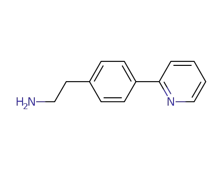 Molecular Structure of 625442-09-3 (2-(4-(pyridin-2-yl)phenyl)ethanamine)