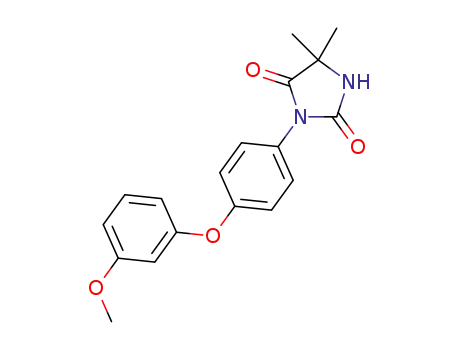 5,5-dimethyl-3-(4-{[3-(methyloxy)phenyl]oxy}phenyl)-2,4-imidazolidinedione