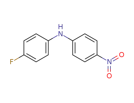 Molecular Structure of 330-89-2 (4-Fluoro-4'-nitrodiphenylamine)