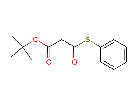 Molecular Structure of 80282-54-8 (tert-butyl 3-oxo-3-(phenylthio)propanoate)
