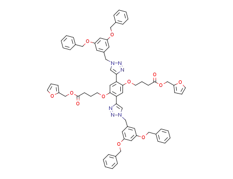 C<sub>70</sub>H<sub>64</sub>N<sub>6</sub>O<sub>12</sub>