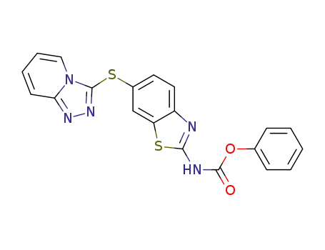 phenyl [6-([1,2,4]triazolo[4,3-a]pyridin-3-ylsulphanyl)-1,3-benzothiazol-2-yl]carbamate
