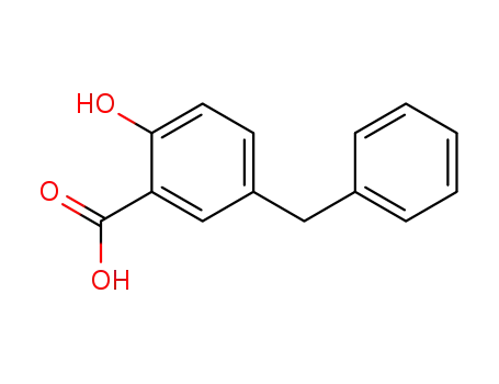Molecular Structure of 4386-41-8 (5-BENZYL-2-HYDROXY-BENZOIC ACID)
