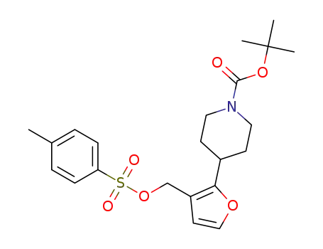 4-[3-(Toluene-4-sulfonyloxymethyl)furan-2-yl]-piperidine-1-carboxylic Acid t-Butyl Ester