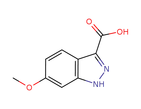 Molecular Structure of 518990-36-8 (6-METHOXY-1H-INDAZOLE-3-CARBOXYLIC ACID)