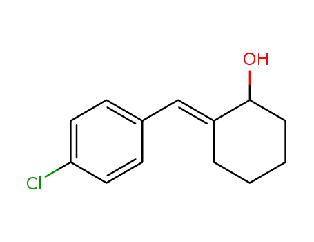 Molecular Structure of 121045-01-0 ((E)-2-(4-chloro-phenylmethylene)-cyclohexanol)