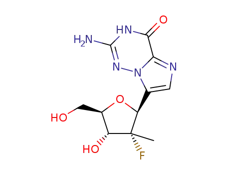 Molecular Structure of 1273029-07-4 (C<sub>11</sub>H<sub>14</sub>FN<sub>5</sub>O<sub>4</sub>)