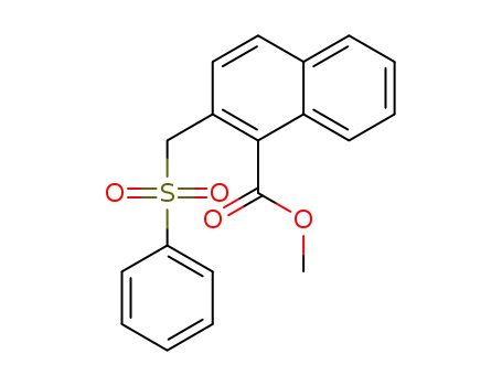 methyl 2-(benzenesulphonylmethyl)naphthalene-1-carboxylate