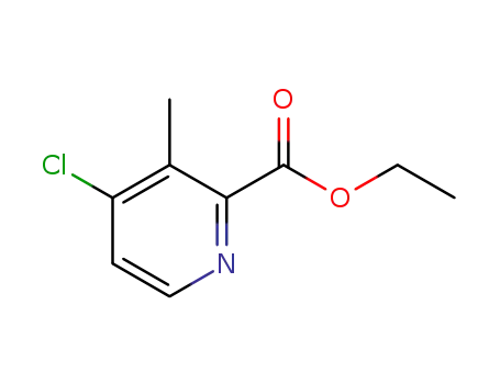Molecular Structure of 1261564-12-8 (ethyl 4-chloro-3-methylpicolinate)