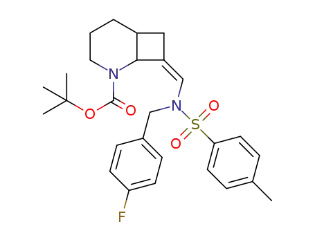 (Z)-tert-butyl 8-((N-(4-fluorobenzyl)-4-methylphenylsulfonamido)methylene)-2-azabicyclo[4.2.0]octane-2-carboxylate