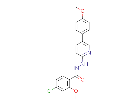 Molecular Structure of 1377269-52-7 (4-chloro-2-methoxy-N-(5-(4-methoxyphenyl)pyridin-2-yl)-benzohydrazide)