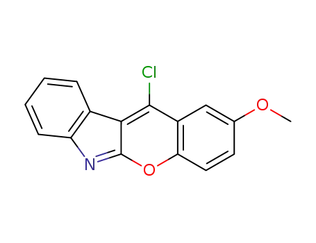 Molecular Structure of 1416412-79-7 (11-chloro-2-methoxychromeno[2,3-b]indole)