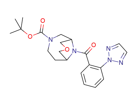 tert-butyl 10-[2-(2H-1,2,3-triazol-2-yl)benzoyl]-8-oxa-3,10-diazabicyclo[4.3.1]decane-3-carboxylate