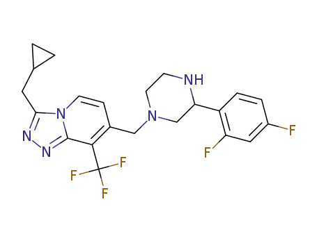3-(cyclopropylmethyl)-7-{[3-(2,4-difluorophenyl)piperazin-1-yl]methyl}-8-(trifluoromethyl)[1,2,4]triazolo[4,3-a]pyridine