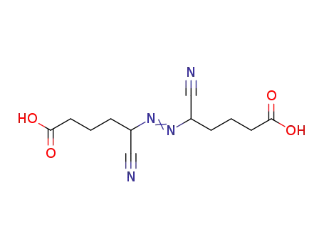 Molecular Structure of 91263-49-9 (azobis(cyanovaleric acid))