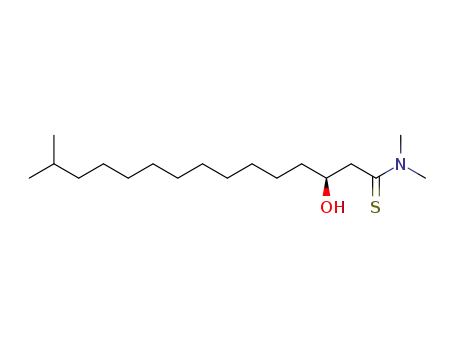 Molecular Structure of 1402050-26-3 ((S)-3-hydroxy-N,N,14-trimethylpentadecanethioamide)