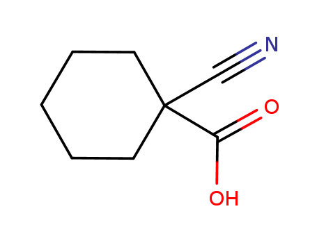 Cyclohexanecarboxylic acid, 1-cyano- (9CI)