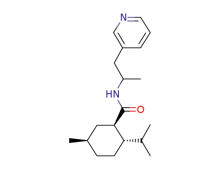 (1R,2S,5R)-2-isopropyl-5-methyl-N-(1-(pyridin-3-yl)propan-2-yl)cyclohexanecarboxamide