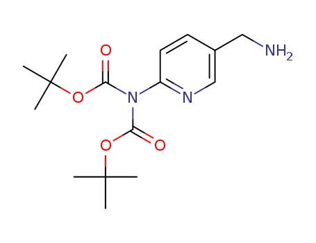 2-Amino-5-(aminomethyl)pyridine, 2,2-Bis-BOC protected