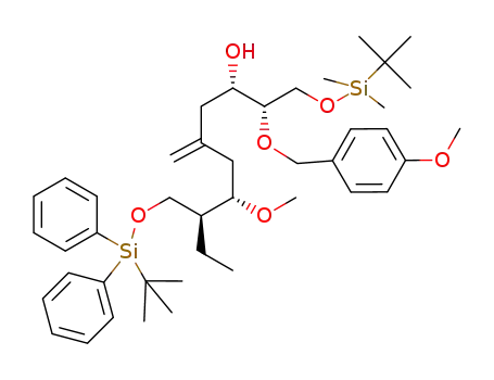 (2S,3S,7S,8S)-1-[(tert-butyldimethylsilyl)oxy]-2-(4-methoxybenzyloxy)-5-methylene-7-methoxy-8-ethyl-9-[(tert-butyldiphenylsilyl)oxy]-3-nonanol