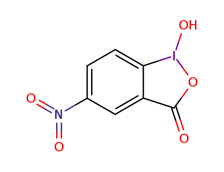 Molecular Structure of 1830-16-6 (1-hydroxy-5-nitro-1λ<sup>3</sup>-benzo[d][1,2]iodaoxol-3(1H)-one)