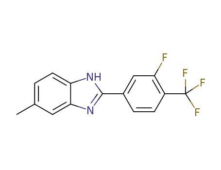 2-[3-fluoro-4-(trifluoromethyl)phenyl]-5-methyl-1H-benzimidazole