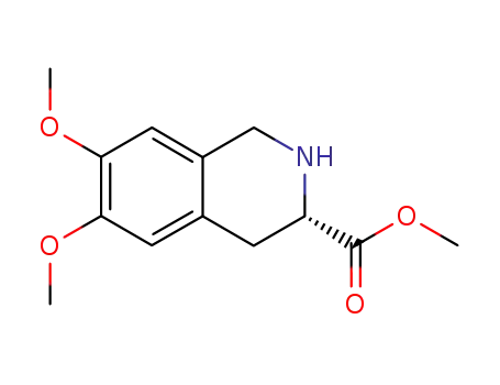 3-Isoquinolinecarboxylic acid, 1,2,3,4-tetrahydro-6,7-dimethoxy-, methyl
ester, (3S)-