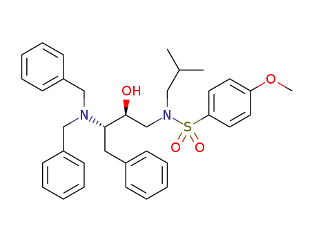 N-((2S,3S)-3-(dibenzylamino)-2-hydroxy-4-phenylbutyl)-N-isobutyl-4-methoxybenzenesulfonamide