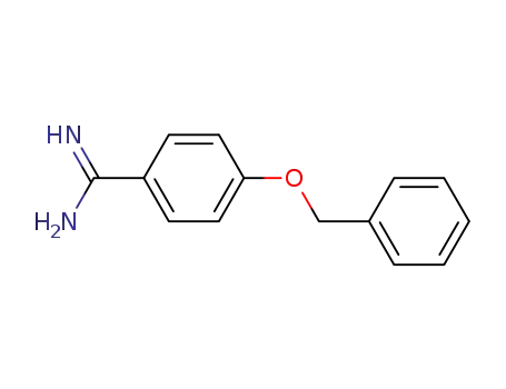 Molecular Structure of 31066-05-4 (4-(benzyloxy)benzenecarboximidamide)