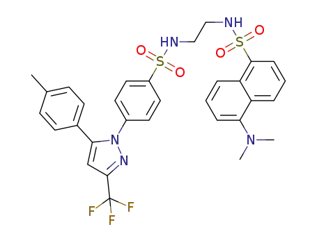 C<sub>31</sub>H<sub>30</sub>F<sub>3</sub>N<sub>5</sub>O<sub>4</sub>S<sub>2</sub>