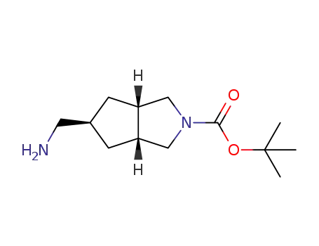tert-butyl (3aR,5s,6aS)-5-(aminomethyl)-3,3a,4,5,6,6a-hexahydro-1H-cyclopenta[c]pyrrole-2-carboxylate