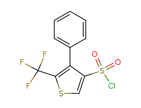 4-PHENYL-5-(TRIFLUOROMETHYL)THIOPHENE-3-SULFONYL CHLORIDE