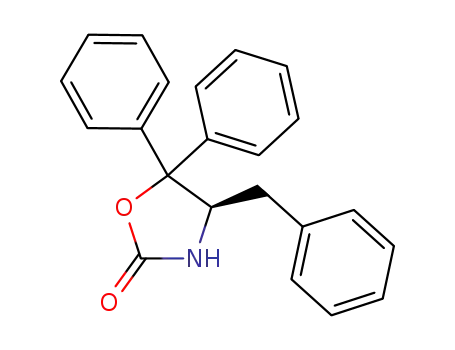 Molecular Structure of 191090-40-1 ((R)-(+)-5,5-DIPHENYL-4-BENZYL-2-OXAZOLIDINONE)