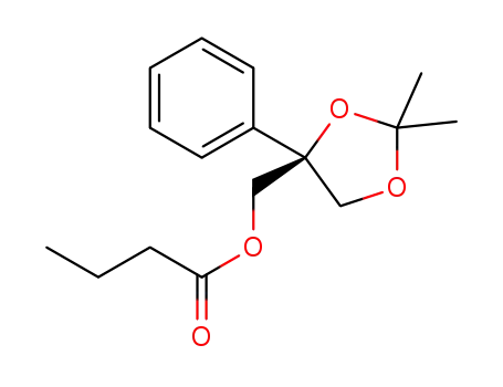 (S)-(2,2-dimethyl-4-phenyl-1,3-dioxolan-4-yl)methyl butanoate