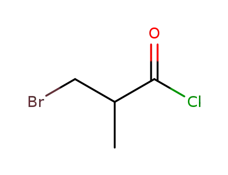 Molecular Structure of 71271-28-8 (3-bromo-2-methylpropanoyl chloride)