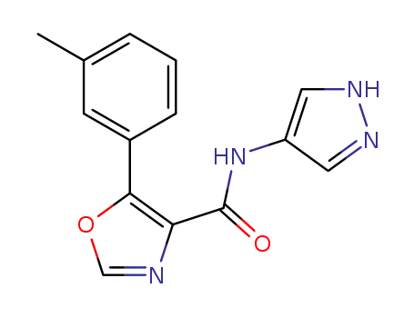N-(1H-pyrazol-4-yl)-5-(m-tolyl)oxazole-4-carboxamide