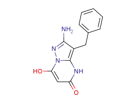 2-amino-7-hydroxy-3-(phenylmethyl)pyrazolo[1,5-a]pyrimidin-5(4H)-one