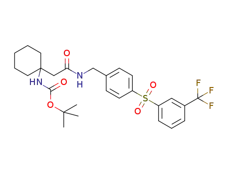 C<sub>27</sub>H<sub>33</sub>F<sub>3</sub>N<sub>2</sub>O<sub>5</sub>S