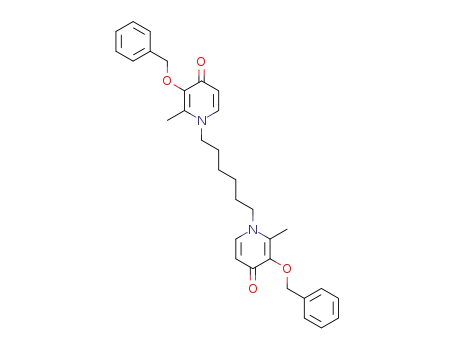 1,1'-(hexane-1,6-diyl)bis(3-(benzyloxy)-2-methylpyridin-4(1H)-one)