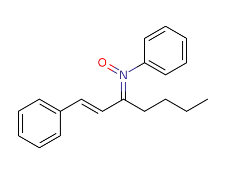 (Z)-N-((E)-1-phenylhept-1-en-3-ylidene)aniline oxide