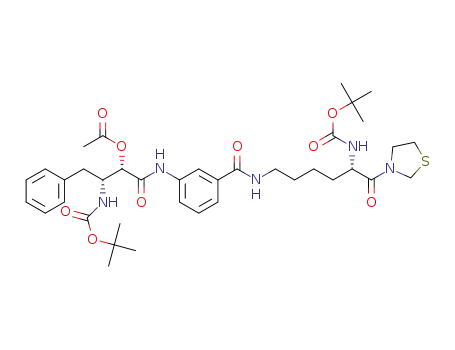 C<sub>38</sub>H<sub>53</sub>N<sub>5</sub>O<sub>9</sub>S