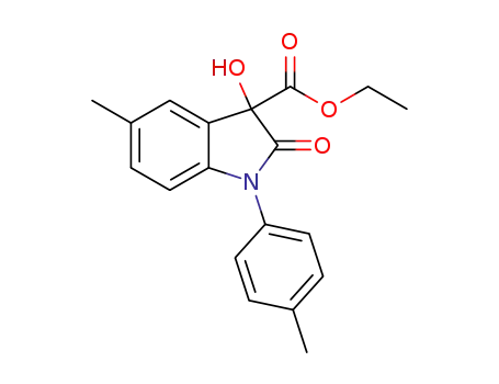 ethyl 3-hydroxy-5-methyl-2-oxo-1-(p-tolyl)indoline-3-carboxylate