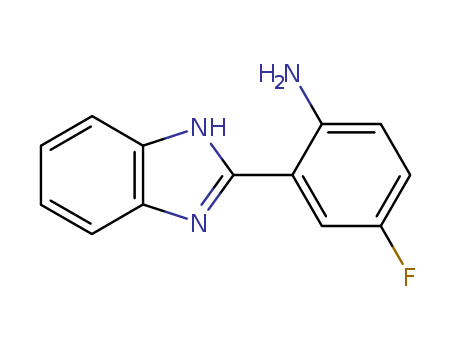 Benzenamine,2-(1H-benzimidazol-2-yl)-4-fluoro- cas  10173-58-7