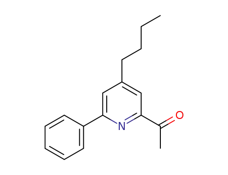 Molecular Structure of 1403850-04-3 (1-(4-butyl-6-phenylpyridin-2-yl)ethanone)