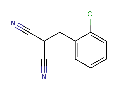 Molecular Structure of 40915-55-7 (2-[(2-chlorophenyl)methyl]propanedinitrile)