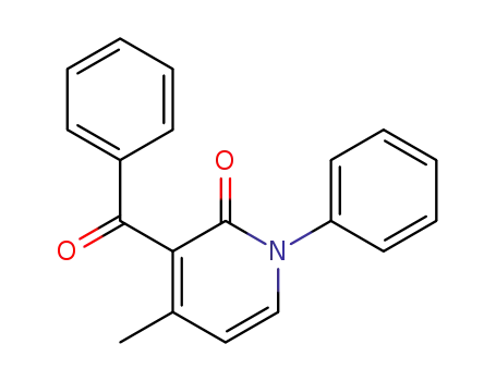 Molecular Structure of 1416150-80-5 (3-benzoyl-4-methyl-1-phenyl-2-pyridone)