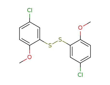 1,1'-disulfanediylbis(5-chloro-2-methoxybenzene)